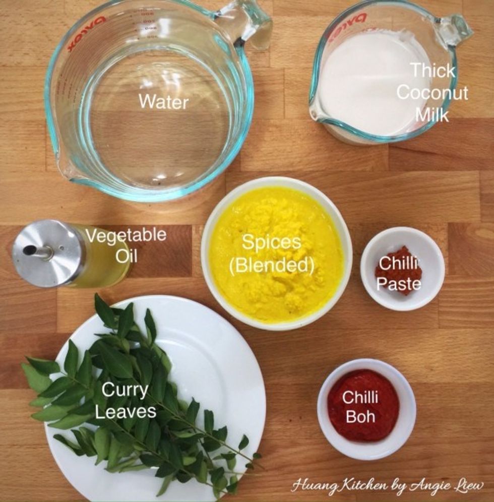 Set aside the blended spice and pre-measure the rest of the ingredients for later use.