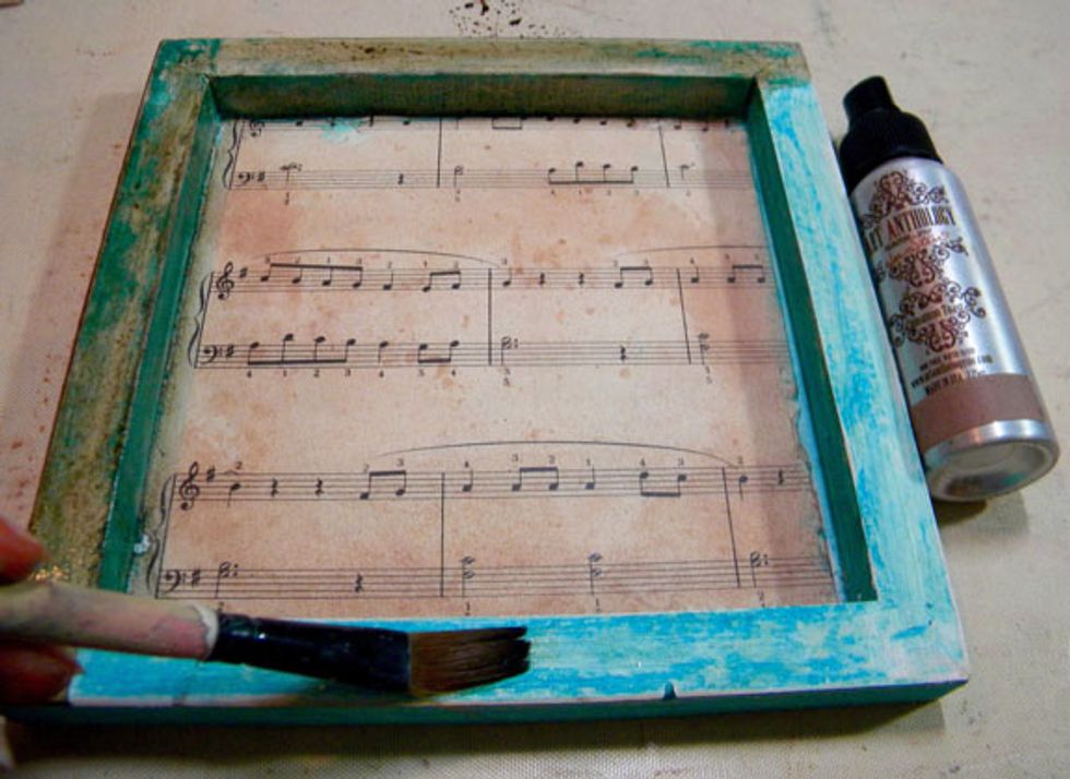 Set aside the canvases to dry completely.