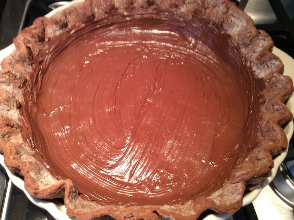 Set aside. Time to let the chocolate cool and set.
