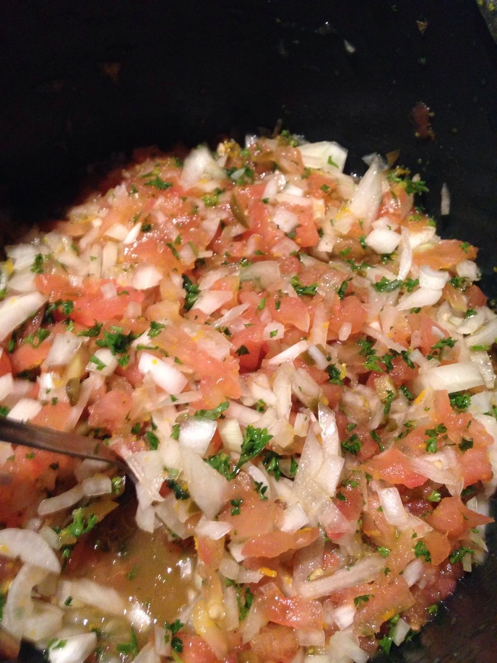 Set aside to steep and allow the flavours to blend.