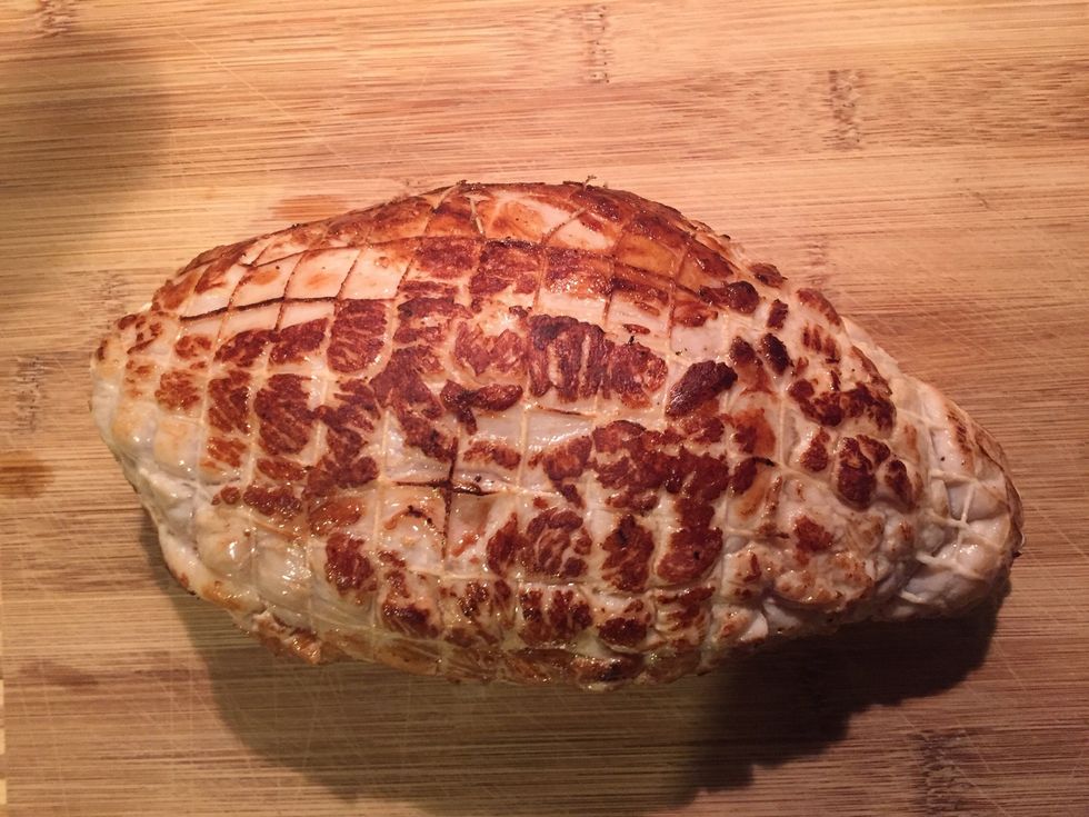 Set aside your turkey to rest a little .. Meanwhile ..