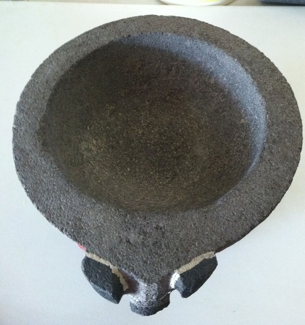 Set bowl on surface