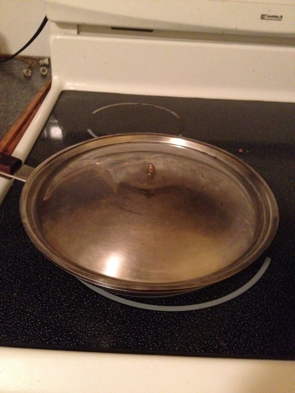 Set heat to 2.5 & leave lid on to cook for 20 mins