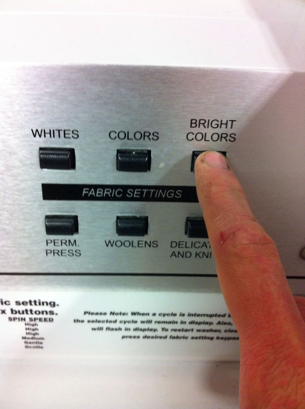 Set it to cold cycle or whatever you like...