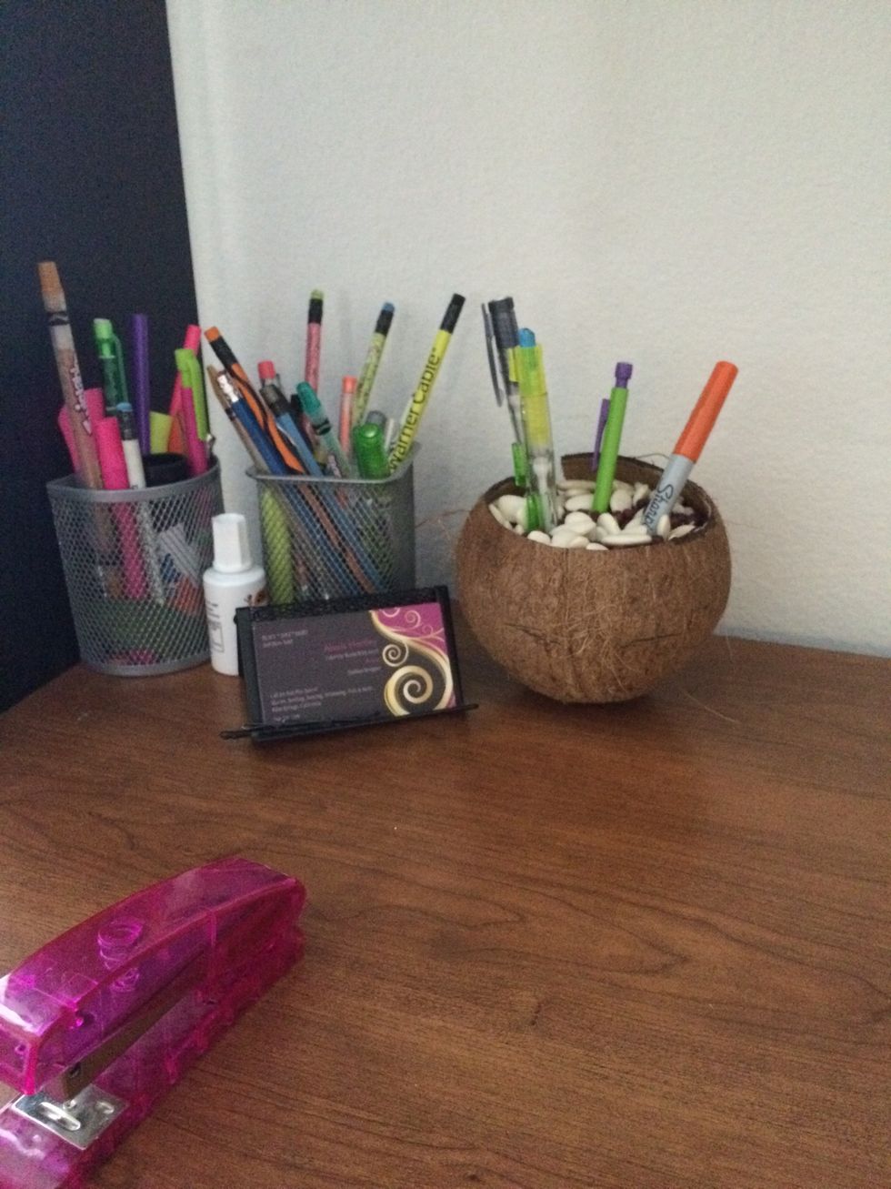 Set it up at your desk a put all your pencils or pens in it. Hope you have fun \ud83d\ude04\ud83d\ude04\ud83d\ude04