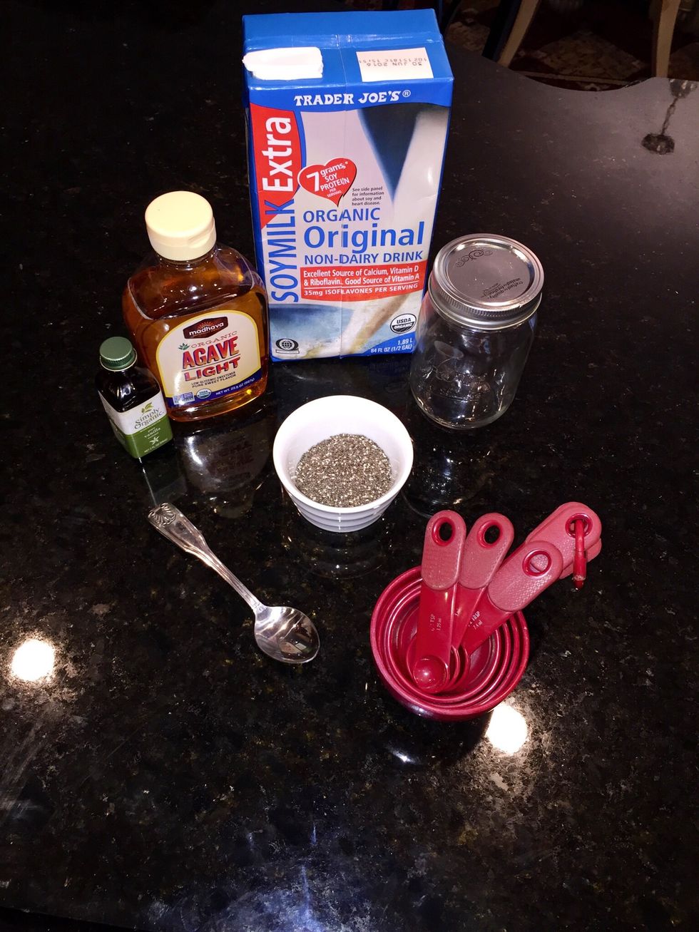 Set out everything you need.