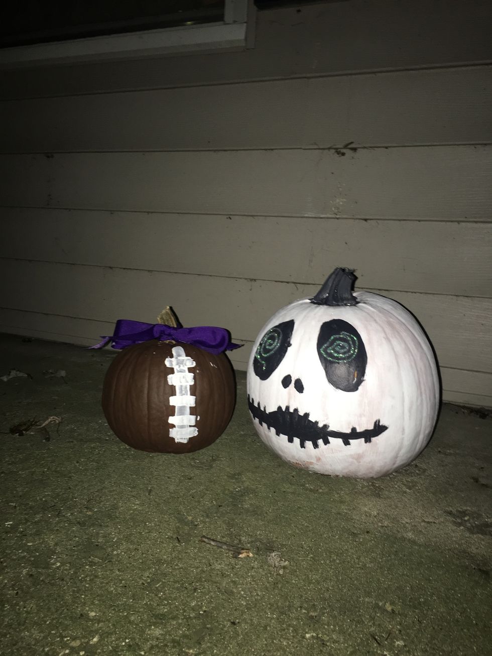 Set out the pumpkins on your porch for everyone to see :)