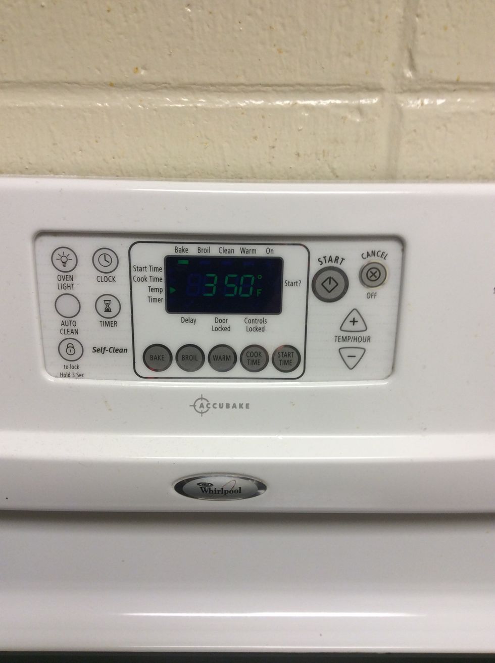 Set oven to 350\u00b0F