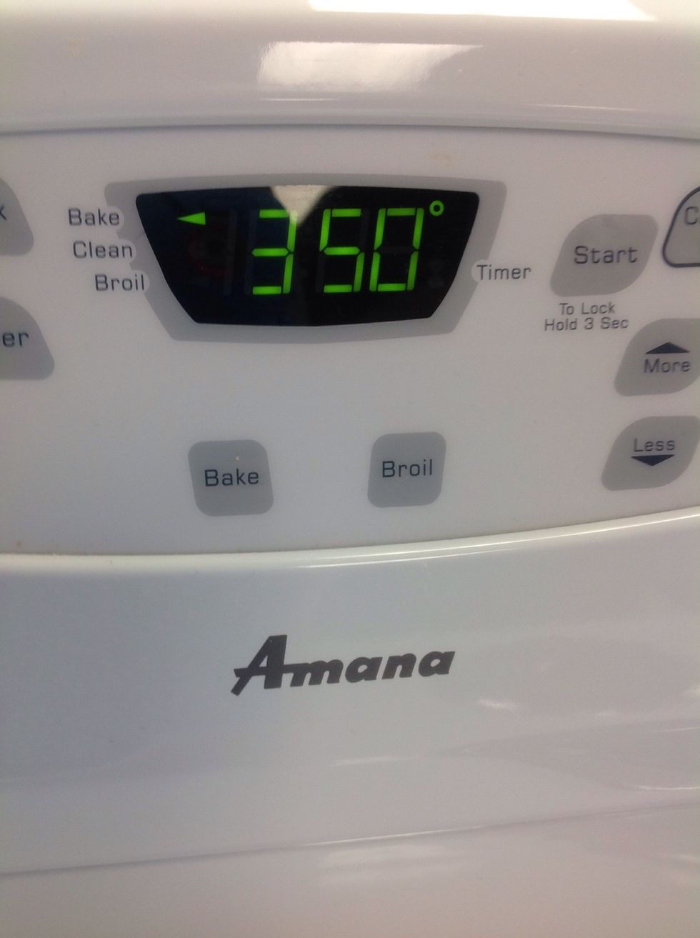 Set oven to 350