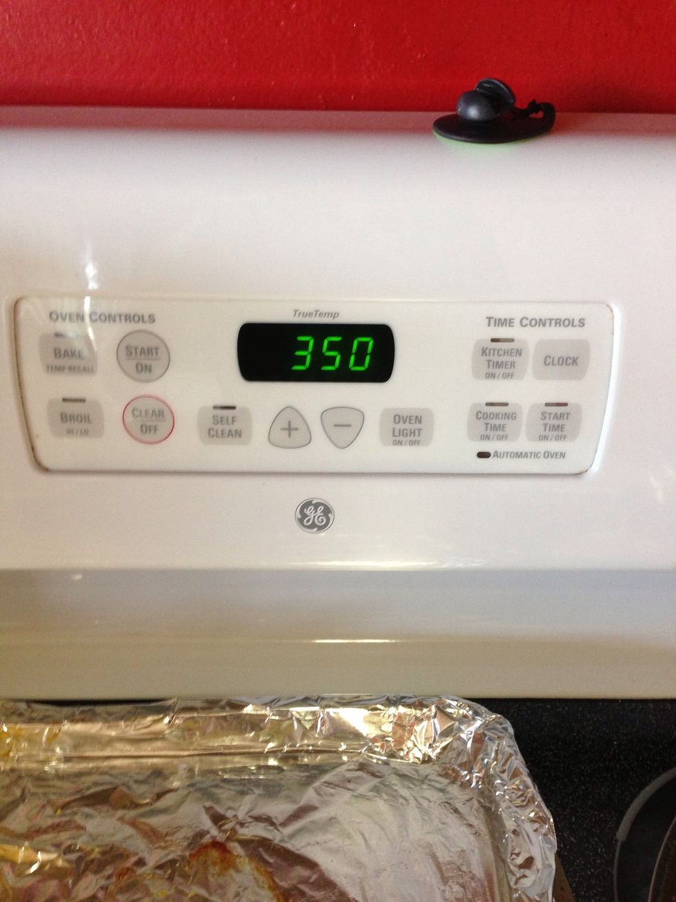 Set oven to 350