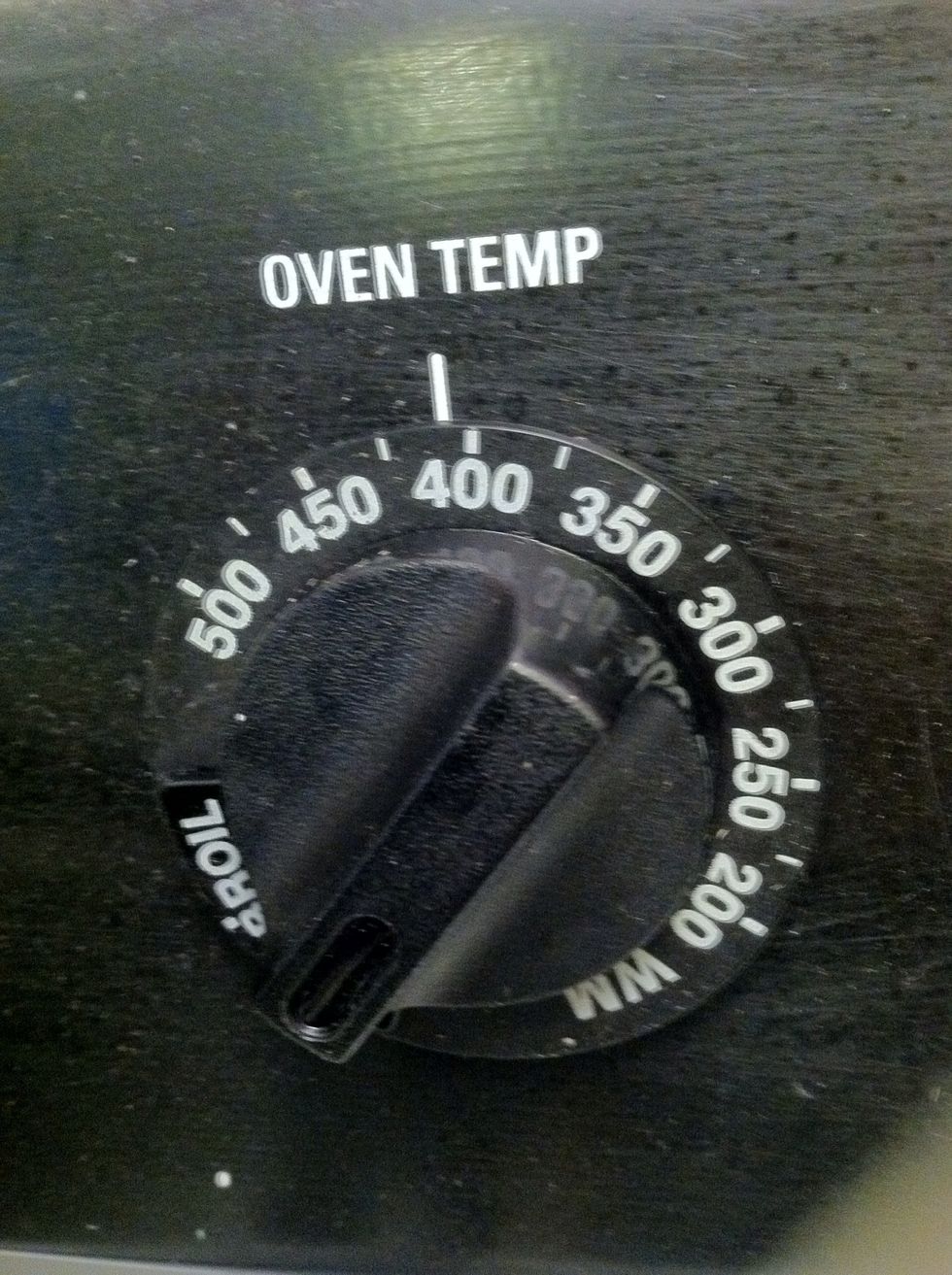 Set oven to 400