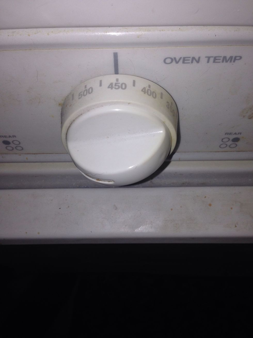 Set oven to 450 degrees