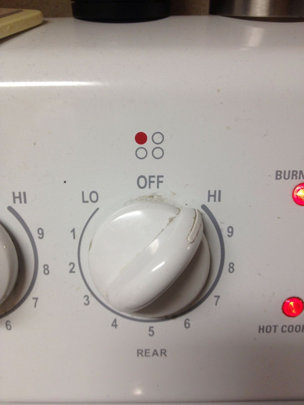 Set stove on high heat while filling the pitcher to 3/4 full with water. Then pour water into teakettle. If you do not have one, a pot is also fine.