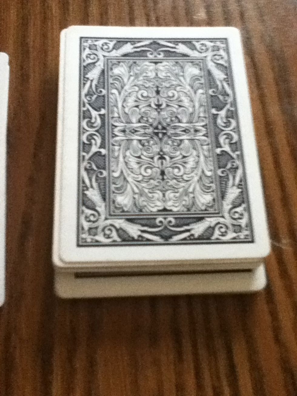 Set the last 3rd on top of the first pile (the one on the right) but leave a little ledge, so you'll be able to just take the two thirds apart.