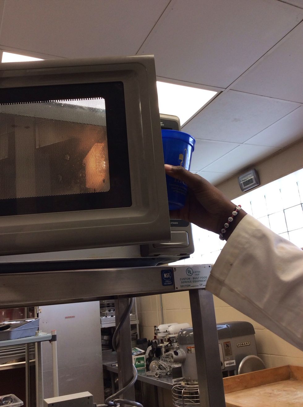 Set the microwave to 40 seconds and microwave on high