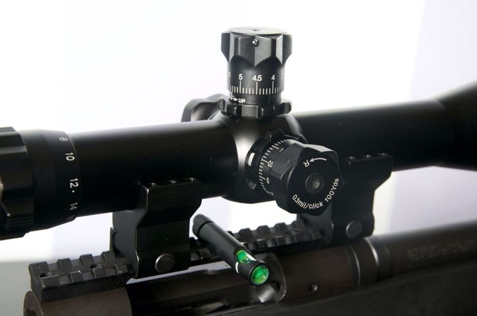 Set the scope onto the rings, shoulder it as if shooting, and slide the scope forward or backward to make sure there is no shadow around the image.