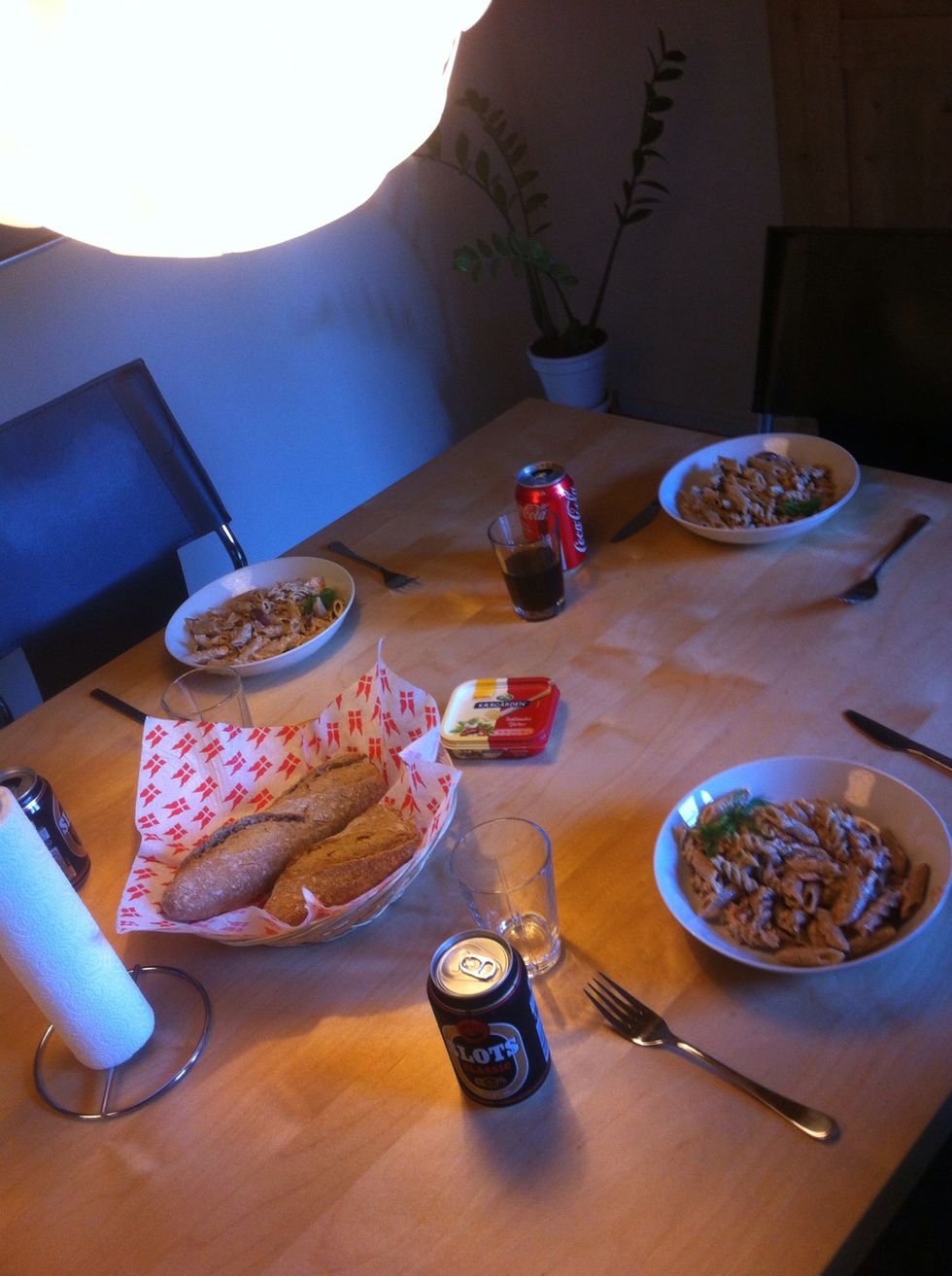 Set the table and there's dinner :-)