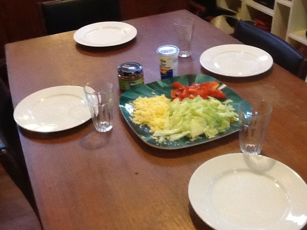 Set the table.