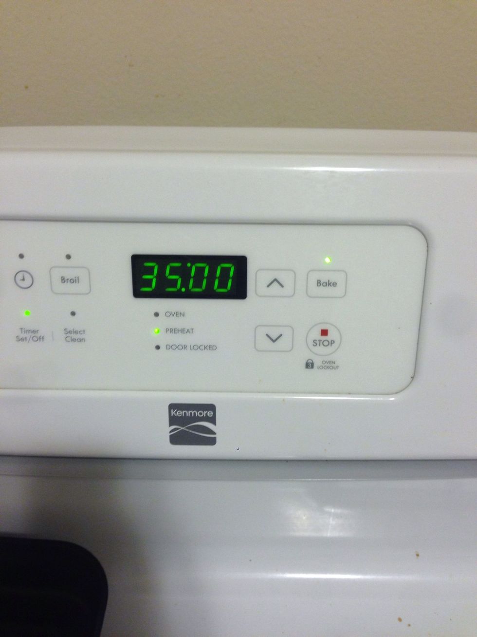 Set the timer for 35 minutes.