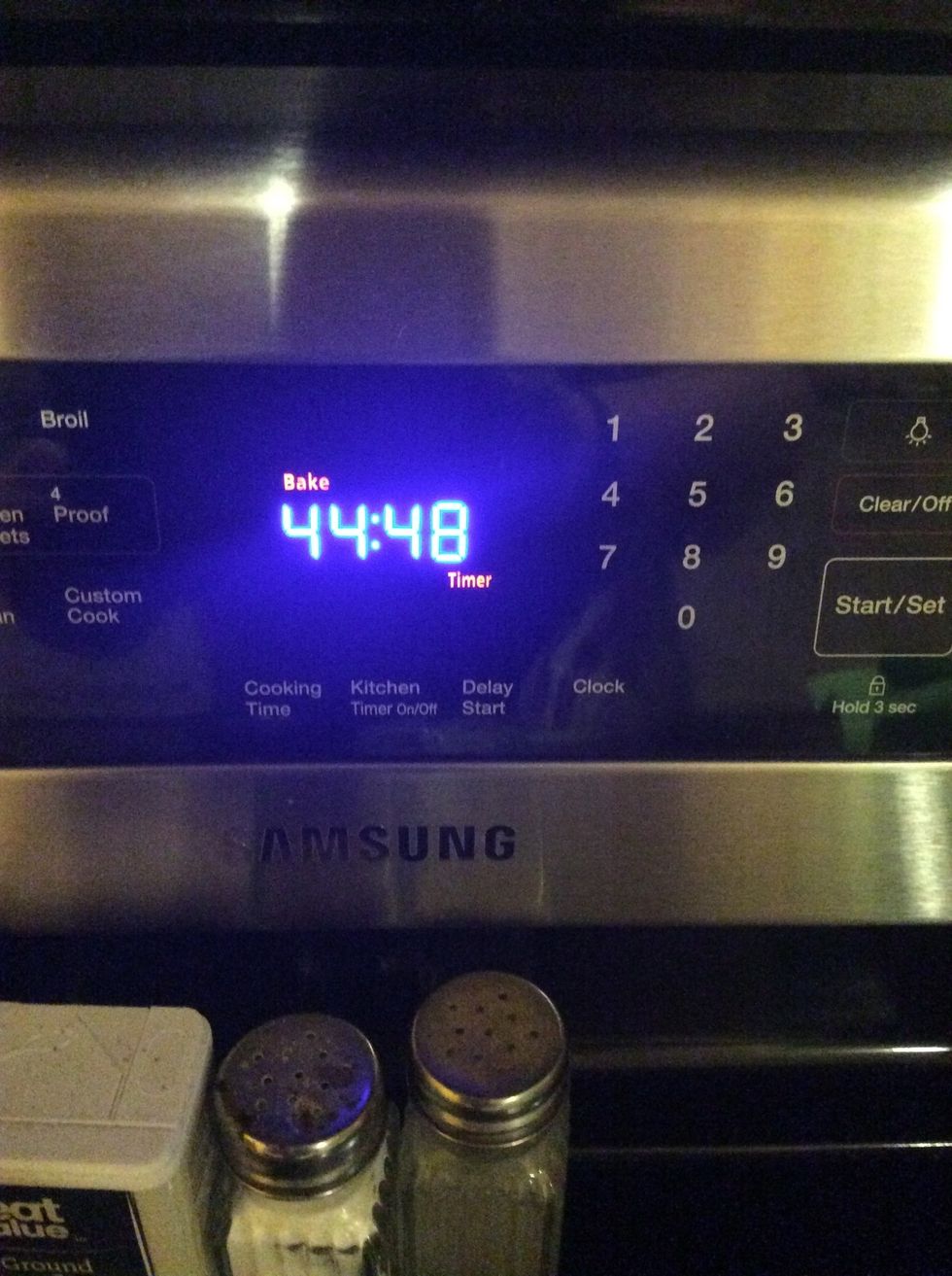 Set the timer to 45 minutes