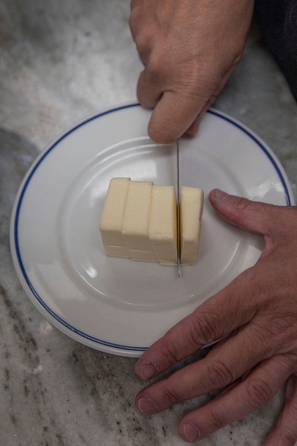 Set them aside In the bowl of a mixer cream together the unsalted butter...