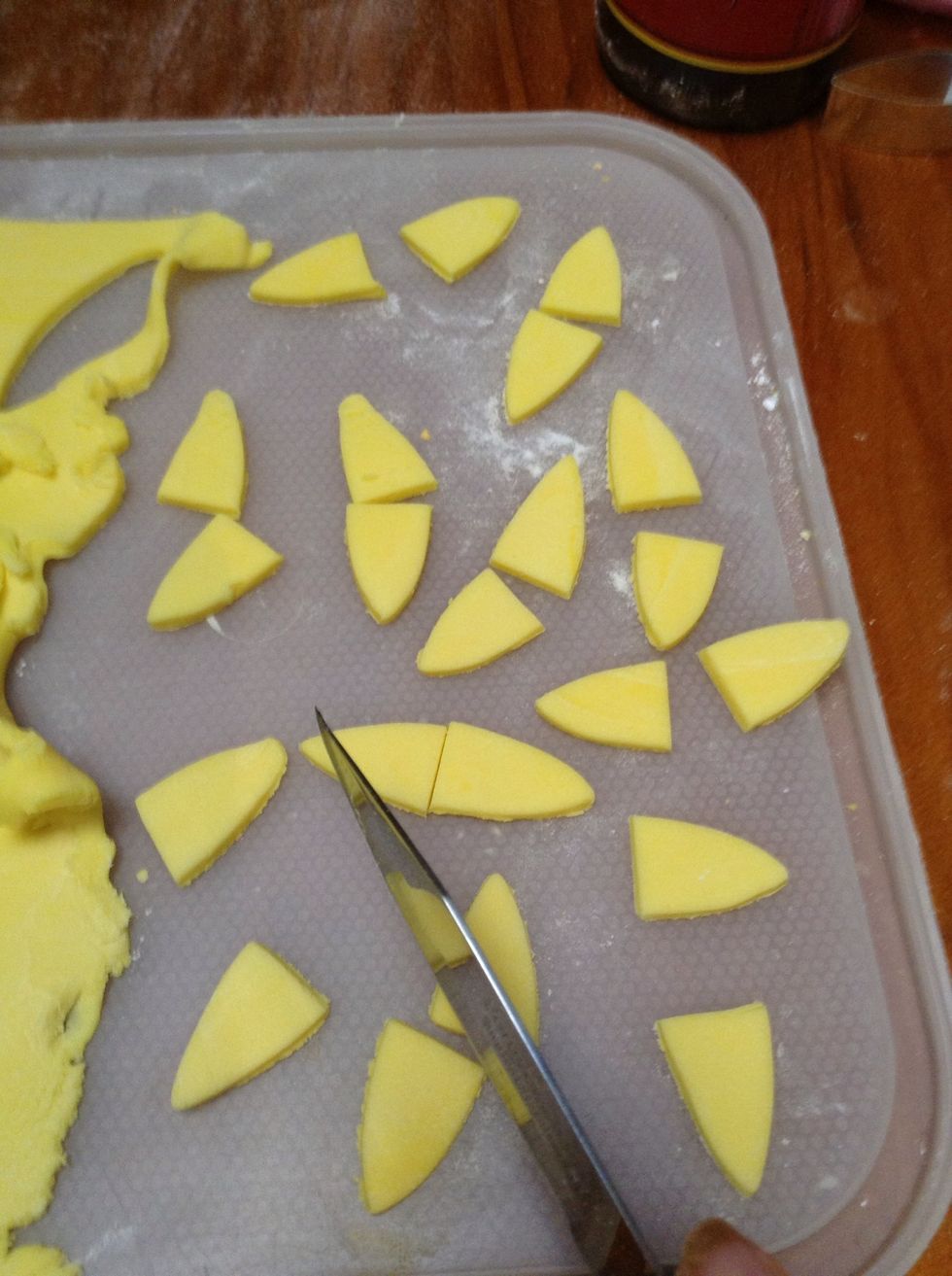 Set them aside to harden whilst continuing with step 9