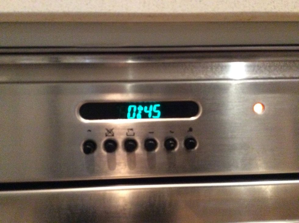 Set timer for 45 minutes