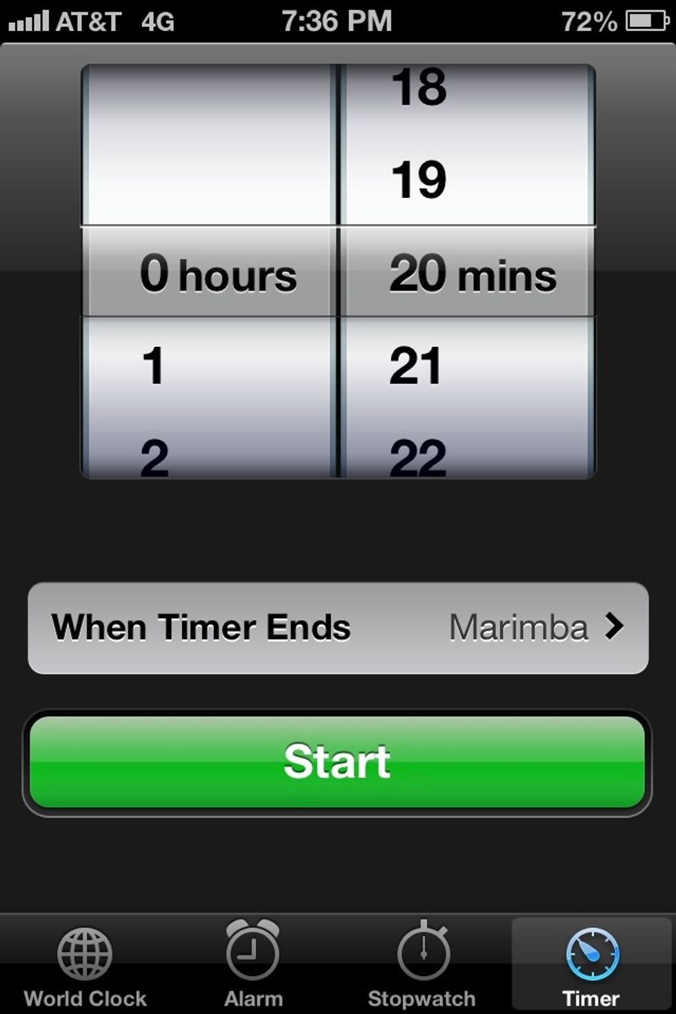 Set timer