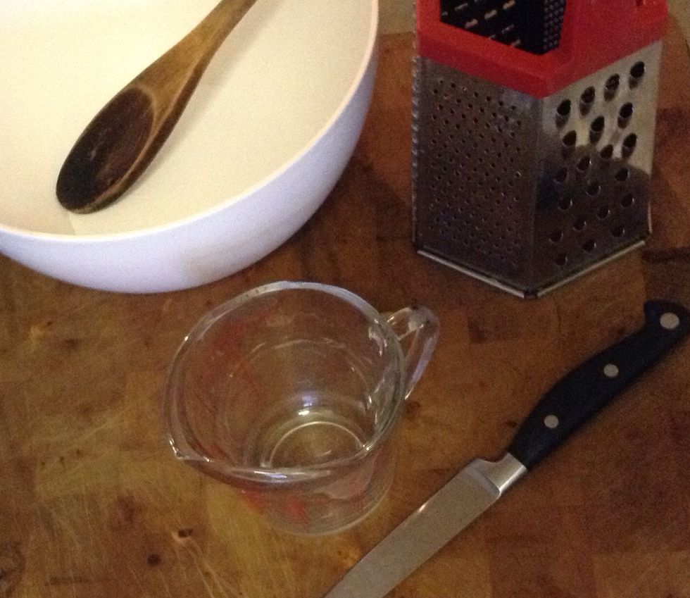 Set up the utensils required and heat oven to 180\u00b0 C before beginning.