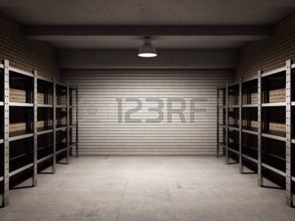 Set up your filming area with adequate lighting for your camcorder. If you don't have a large room, your garage will do nicely.