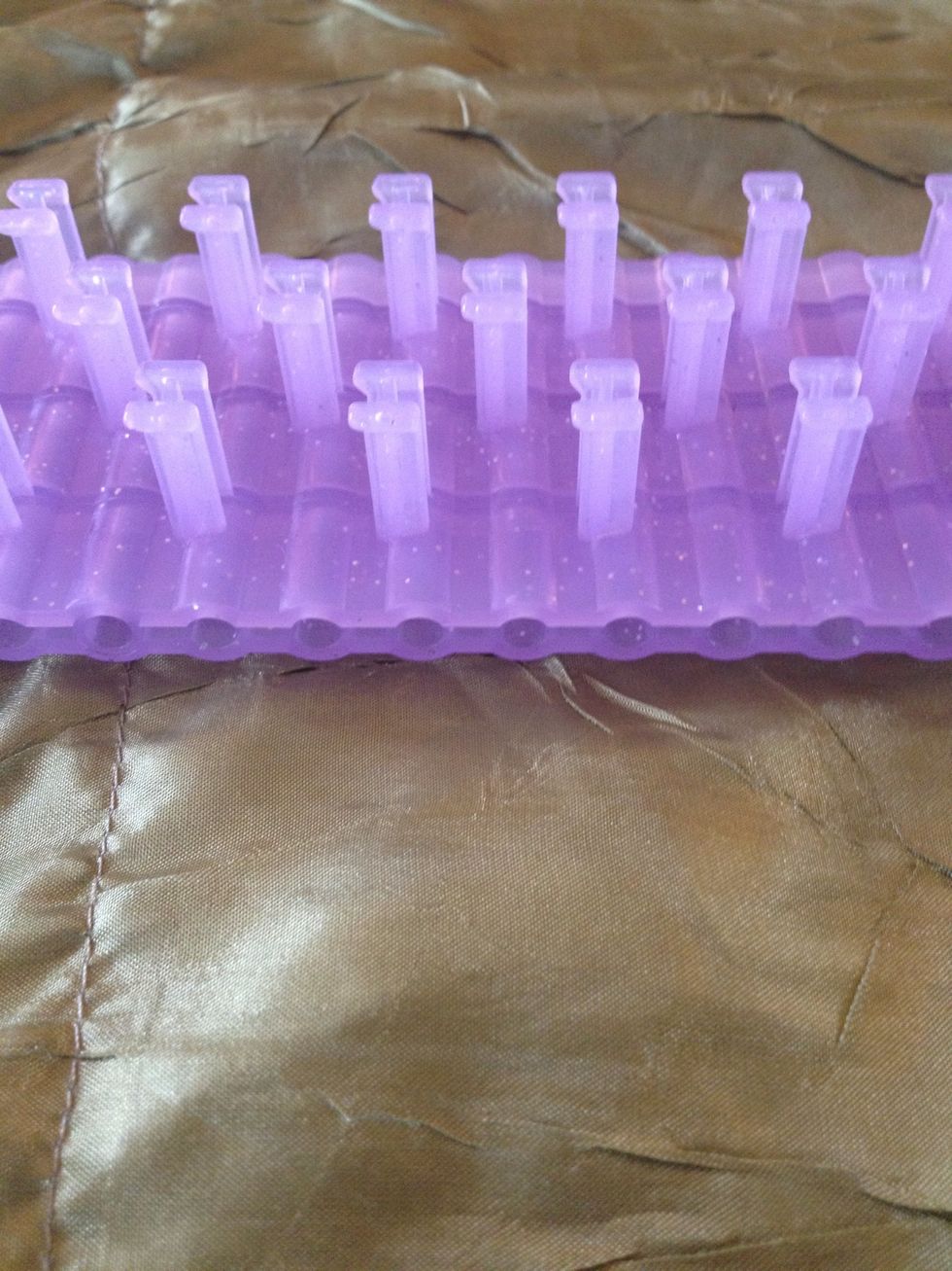 Set up your loom Sideways