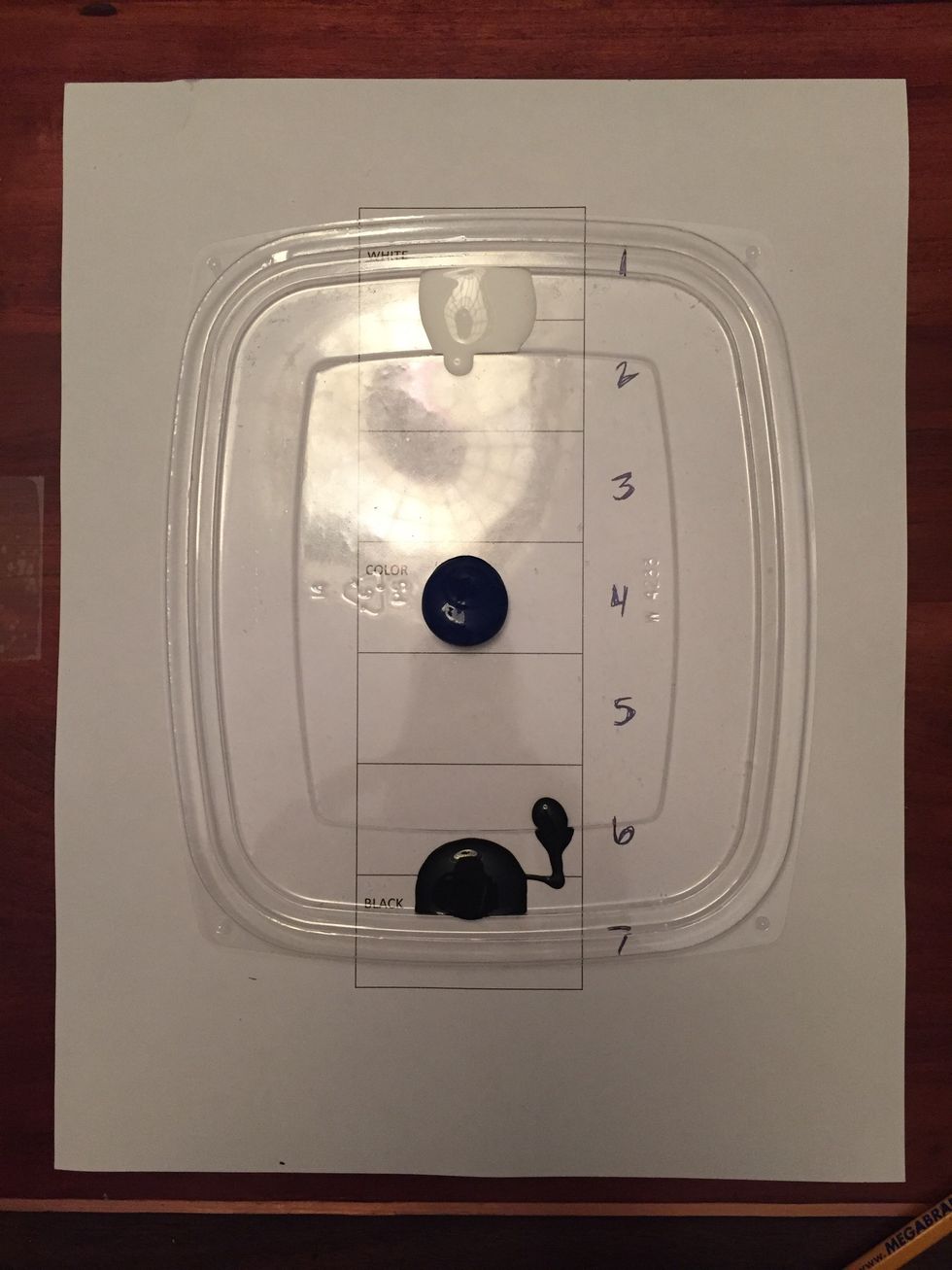 Set up your paint tray.