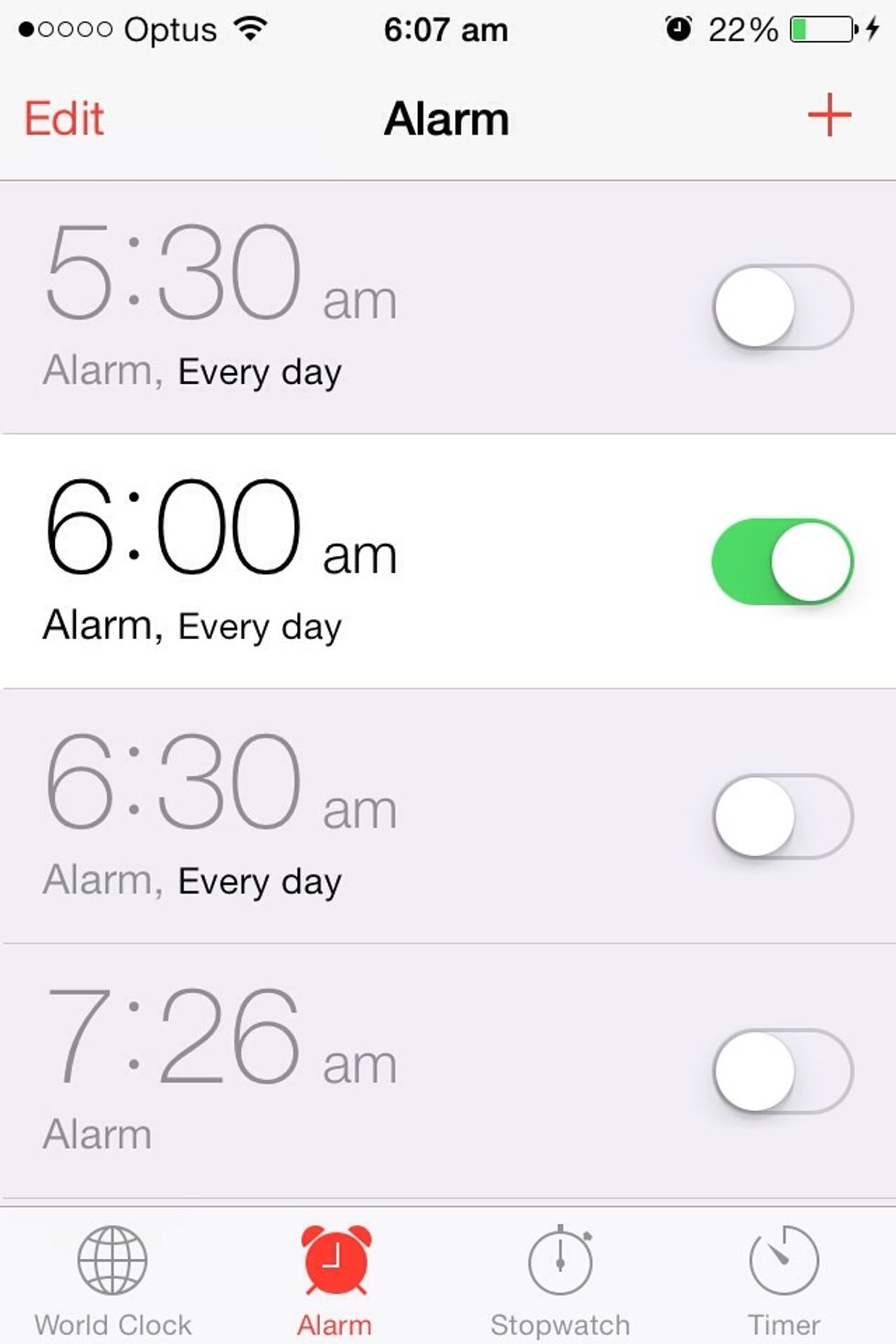 Set your alarm.