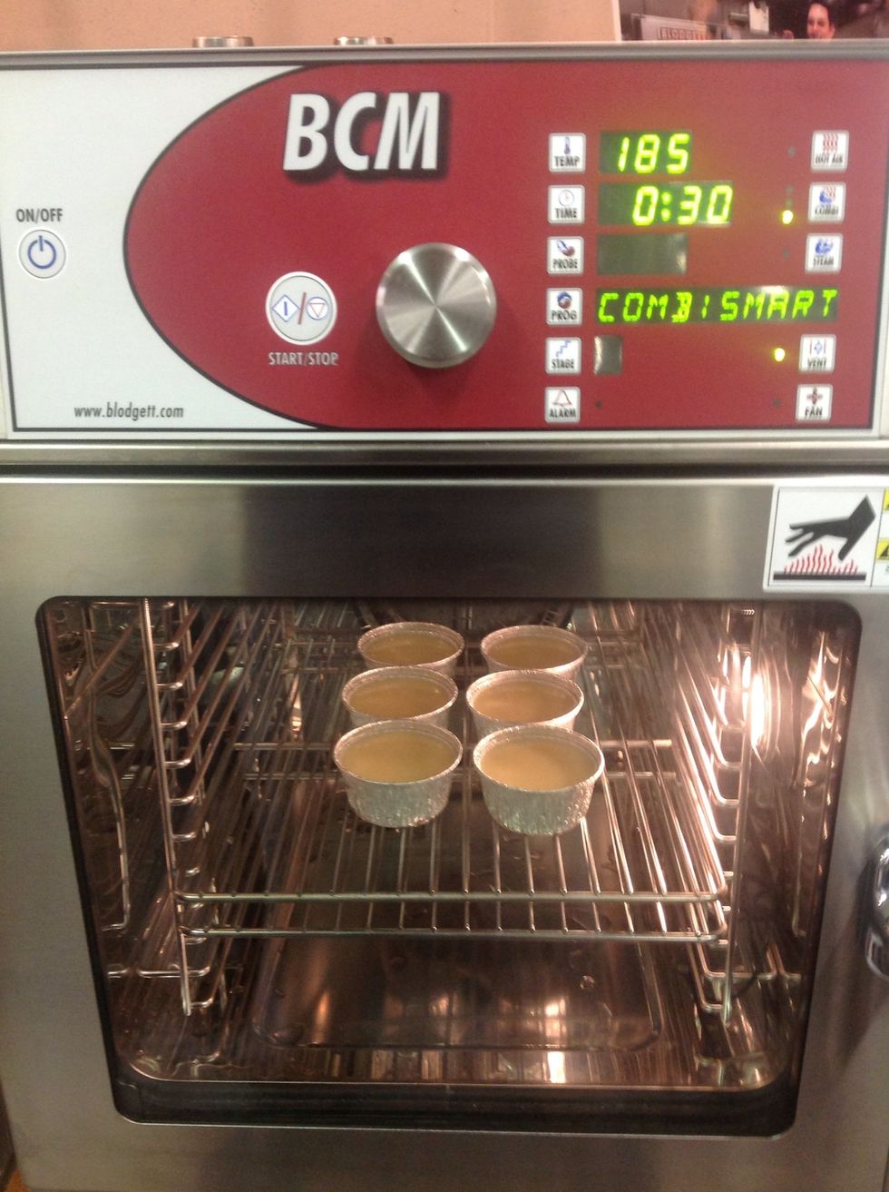 Set your combi to Combismart mode, set a temp of 185F, and set timer for 30 mins.