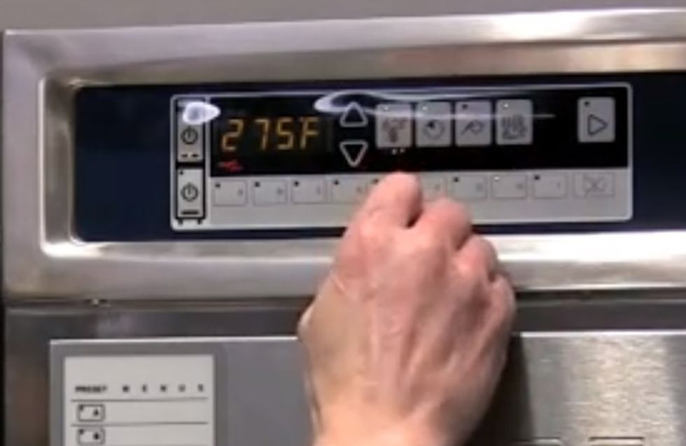 Set your cook and hold to 275F (135C).