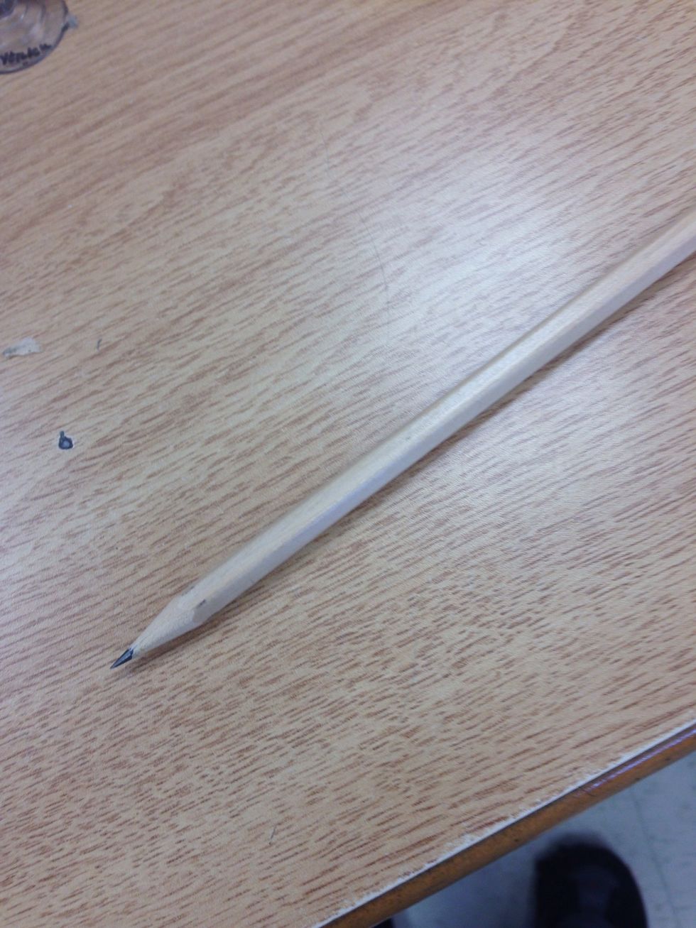 Seventh,make sure your pencil is sharp.