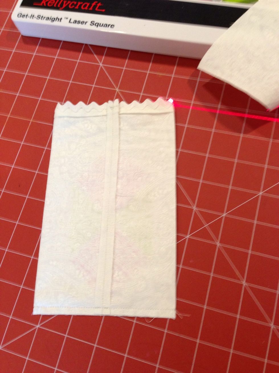 Sew bottom seam