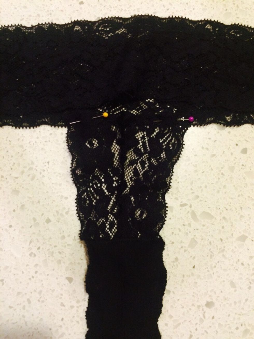 Sew each section together. I made sure to hold the pieces up to myself during the process to ensure it fits how I like.