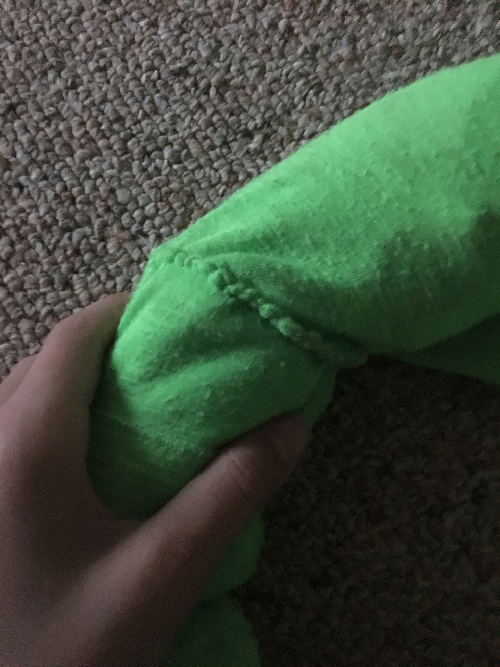 Sew the arms together