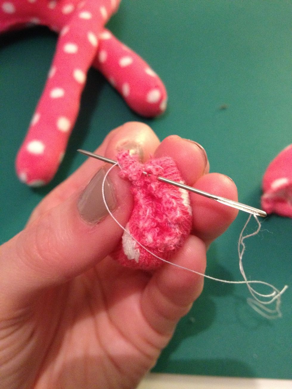 ...sew the two sides together.