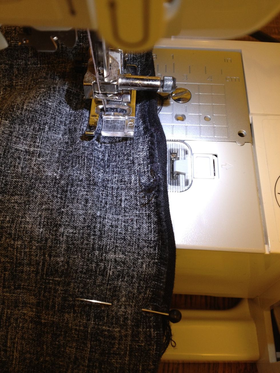 Sew with 5/8 seem allowance