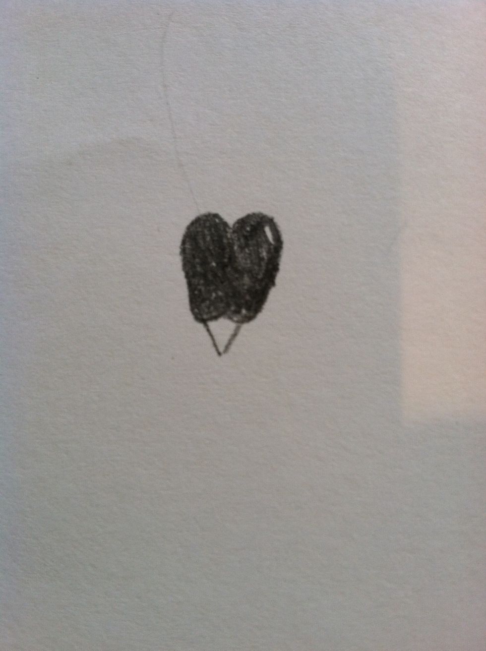 Shade in the apple and add shine.