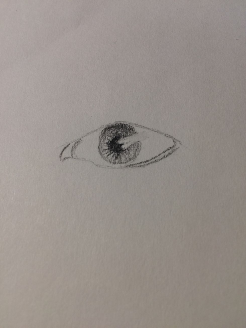 Shade it a kind of crescent gradient from the top