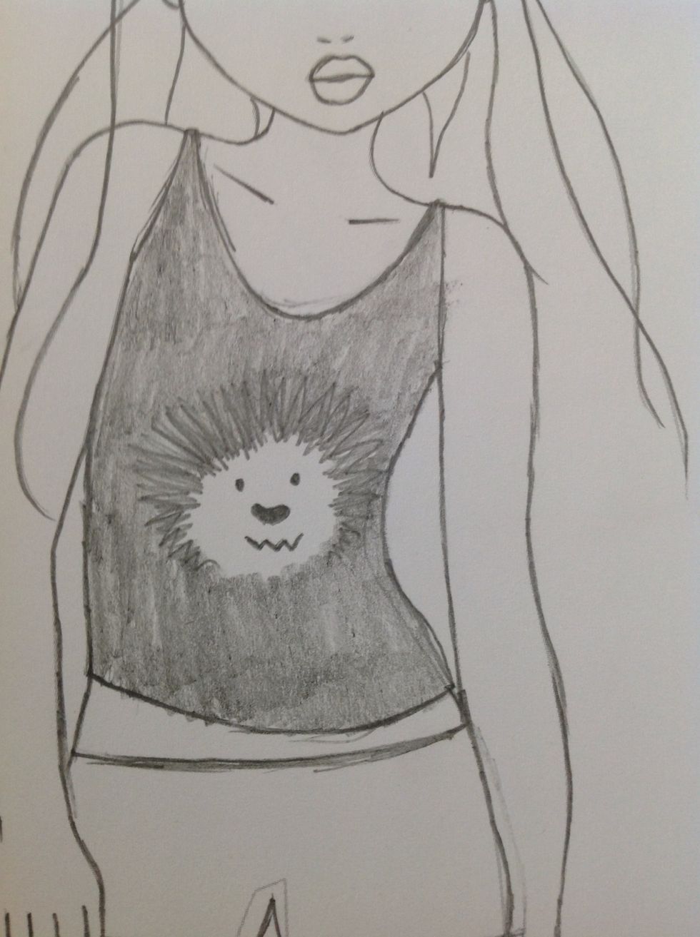 Shade the shirt in