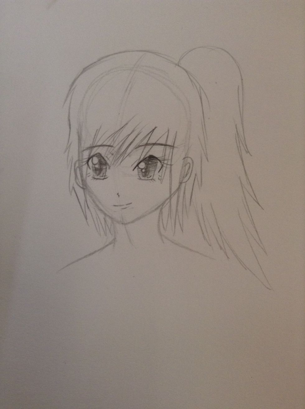 Shade your eyes by going from dark to light.