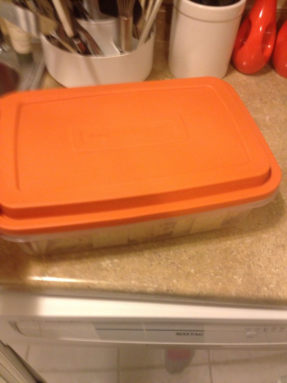 Shake and roll to make sure crackers are fully covered (not too hard or you'll break the crackers) let sit for about ten mins so it will soak it all up