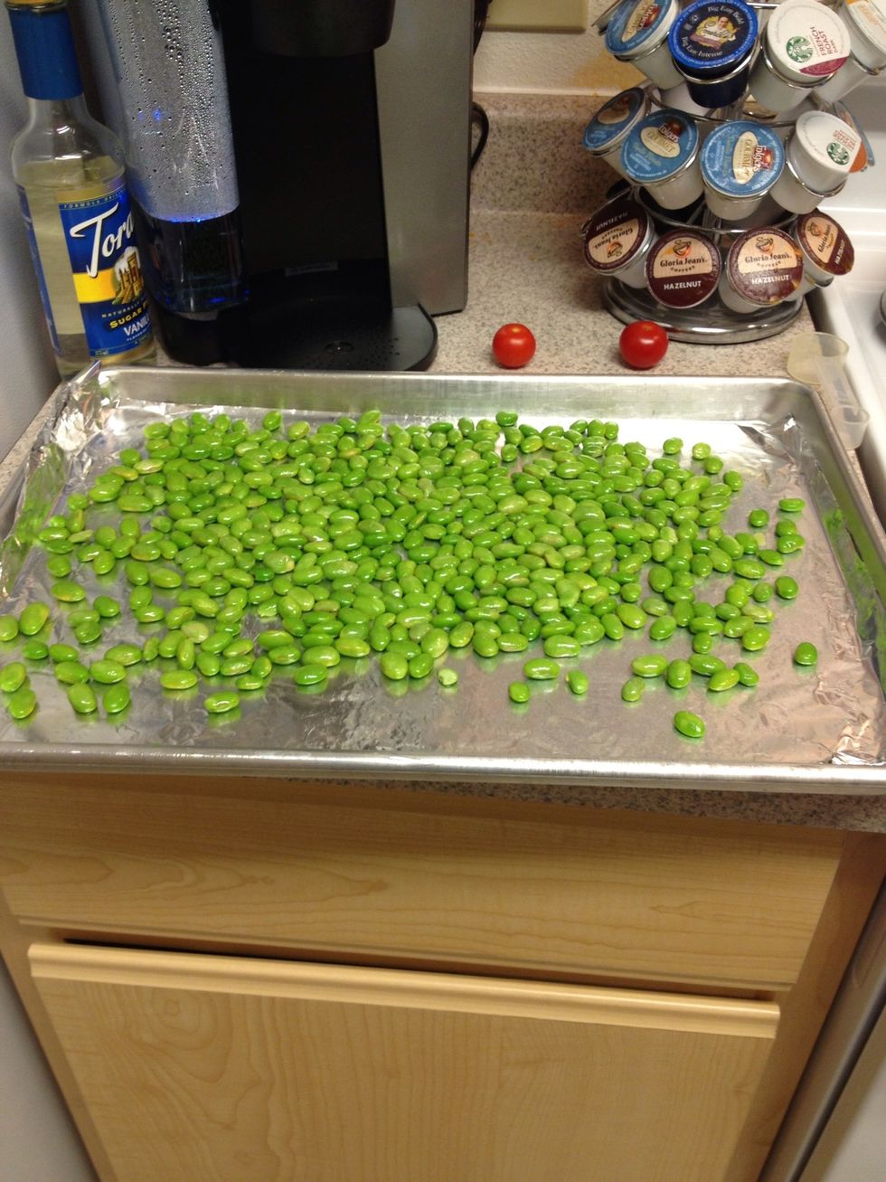 Shake around to coat