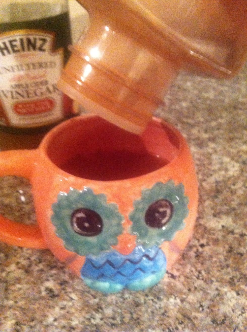 Shake in your cinnamon and mix.