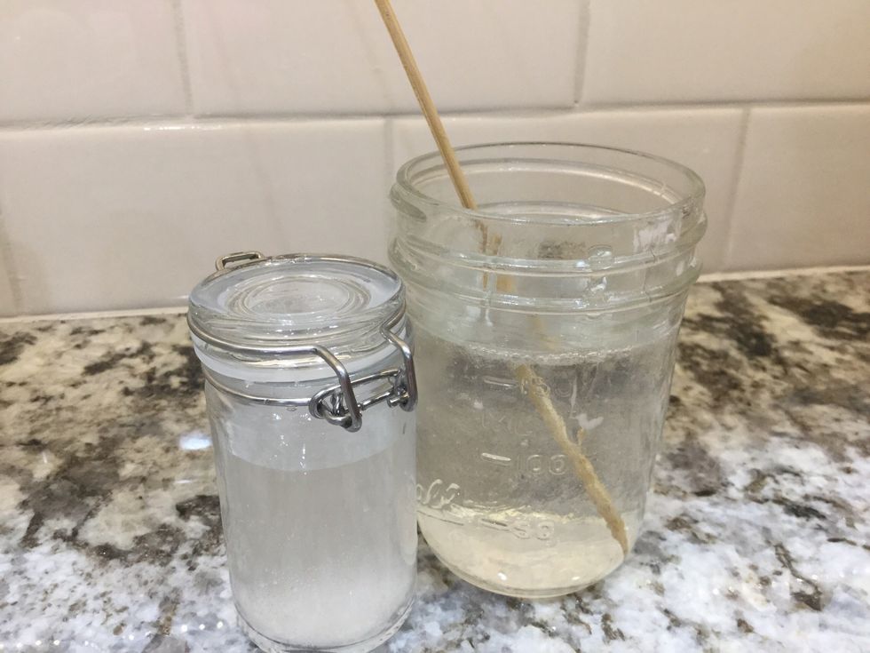 Shake or stir the borax till it's all gone \ud83d\ude00