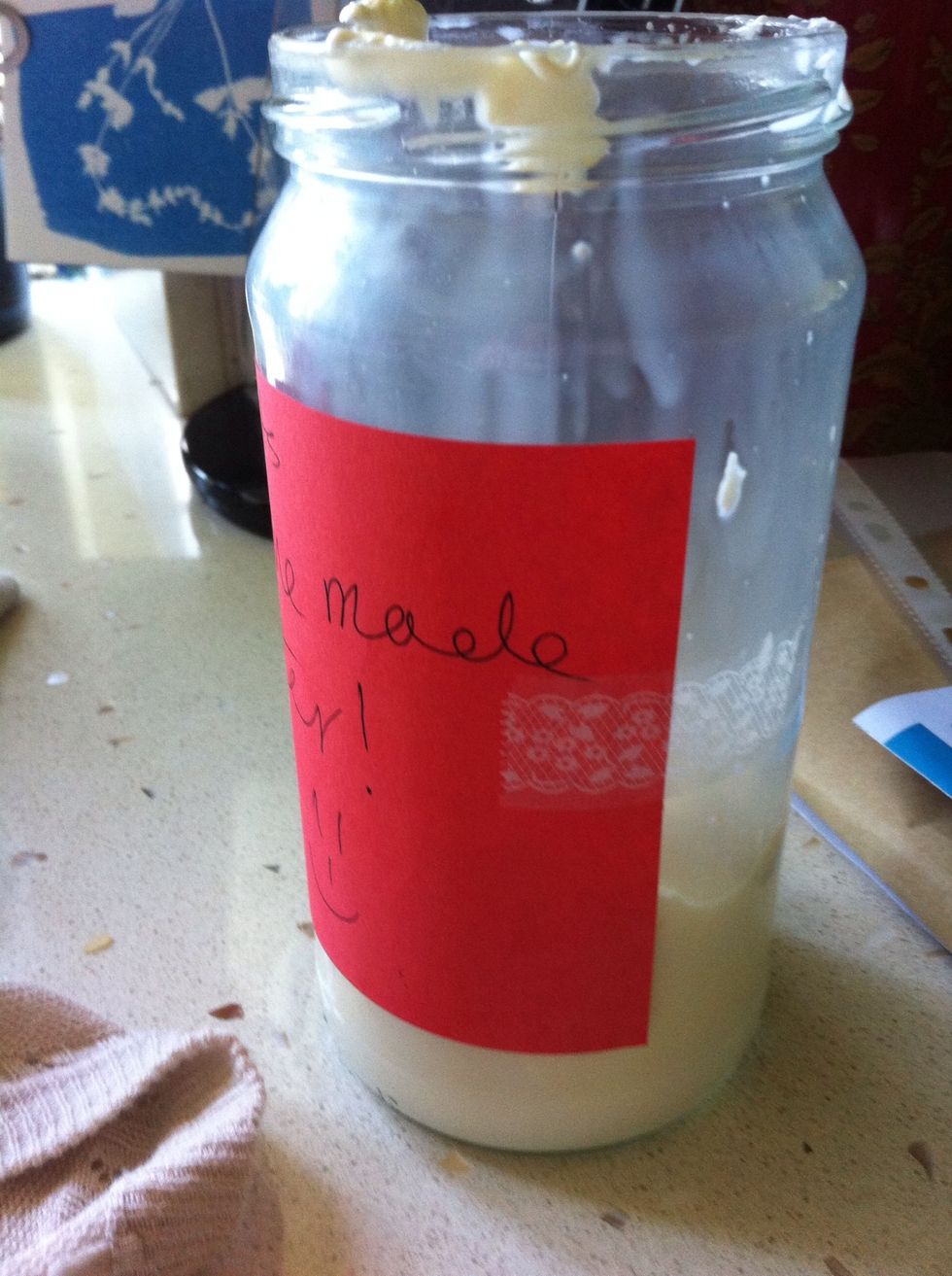 Shake until you can see through the glass and when you shake you can't hear a slushy sound